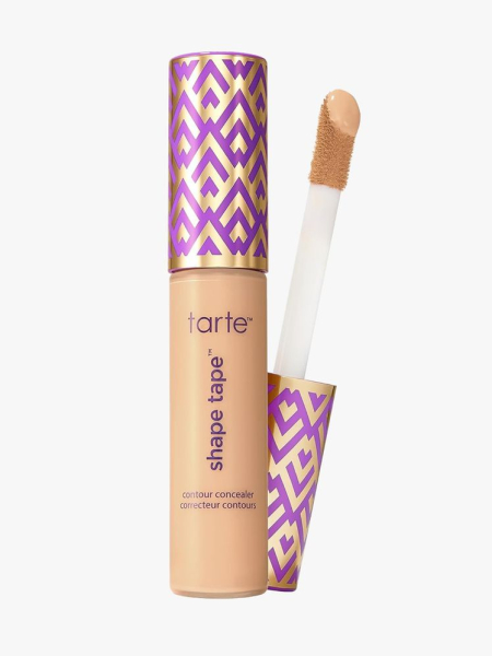 Tarte Shape Tape Matte Concealer in branded component on a light gray background